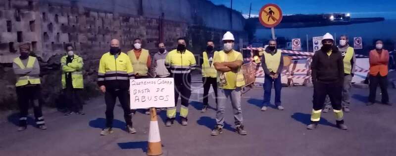 Imagen de una protesta de los trabajadores/TA.